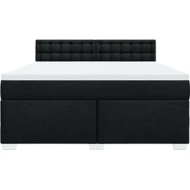 vidaXL Boxspringbett 180 x 200 cm Schwarz
