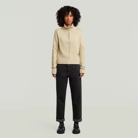 G-Star Milano Half Zip Knit Weiß XS