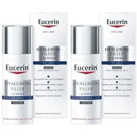 Eucerin Hyaluron-Filler 5% Urea Nachtpflege x2 2x50 ml Nachtcreme