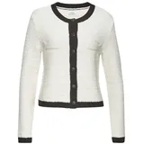 LASCANA Strickjacke Damen creme-schwarz Gr.32/34