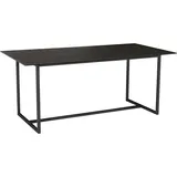 Wohnling Esstisch Schwarz Keramik rechteckig, eckig, 90x76x180 cm Esszimmer, Esstische,
