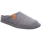 Rohde Herren Pantoffel Hausschuh Softfilz Wechselfußbett Lucca-H 6940, Größe:43 EU, Farbe:Mehrfarbig - Grau - 43