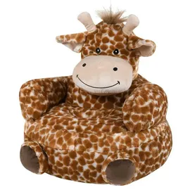 Stof Kindersitzsack Giraffe, 45 x 45 cm