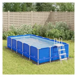 vidaXL Bodenplane silber 500x250 cm