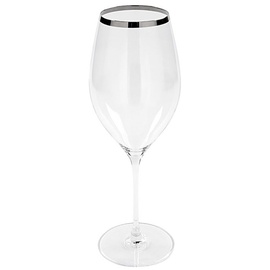 Fink Weißweinglas Platinum - silber-transparent - H. 28cm x B. 9cm