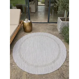 KADIMA DESIGN Teppich, Silber, 200x200 cm, – Böden, Teppiche, Outdoorteppiche