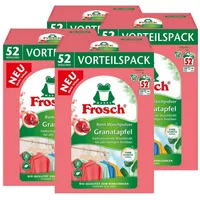FROSCH Frosch Bunt Waschpulver Granatapfel 3,43kg - Farbschonende Waschkraft Colorwaschmittel