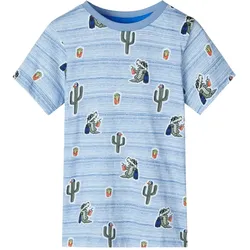 Kinder-T-Shirt Blaumischung 140