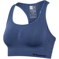 Hummel hmlSHAPING Seamless Sport-Top Damen 7507 blue indigo S