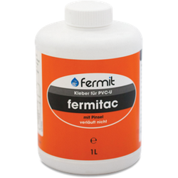 Fermit| Fermitac PVC-U Klebstoff| 125 ml Flasche m. Pinsel