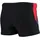 Aquarti Kurze Badehose Schwarz/Graphit/Rot 146