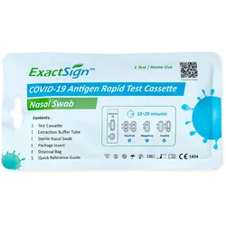 50x ExactSign COVID-19  Schnelltest für Laien nasal CE1434