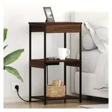 vidaXL Nachtschrank 41 x 31 x 76 cm Braun
