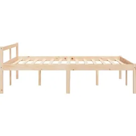 vidaXL Seniorenbett 120x200 cm Massivholz Kiefer