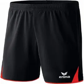 Erima Classic 5-C Short Mit Innenslip, Schwarz/Rot, XL