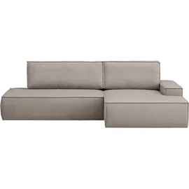 OTTO home Ecksofa Cord 2-Sitzer Grau