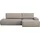 OTTO home Ecksofa Cord 2-Sitzer Grau