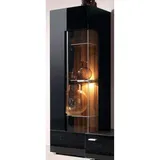 Höltkemeyer Vitrine »Happy« Standvitrine, Höhe 146 cm, schwarz