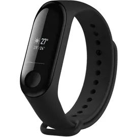 FIXED Silicone Strap für Xiaomi Mi Band 3/4 schwarz