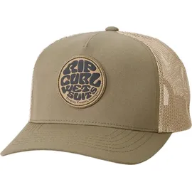 Rip Curl Wetsuit Icon Trucker-Cap beige/grün One Size