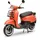 Burnout Motorroller Retro Luna 50ccm 45 kmh Moped Scooter