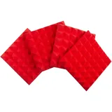 Gator Frameworks GFW-ACPNL1212PRED-4PK 4 Red 12x12 Acoustic Panel
