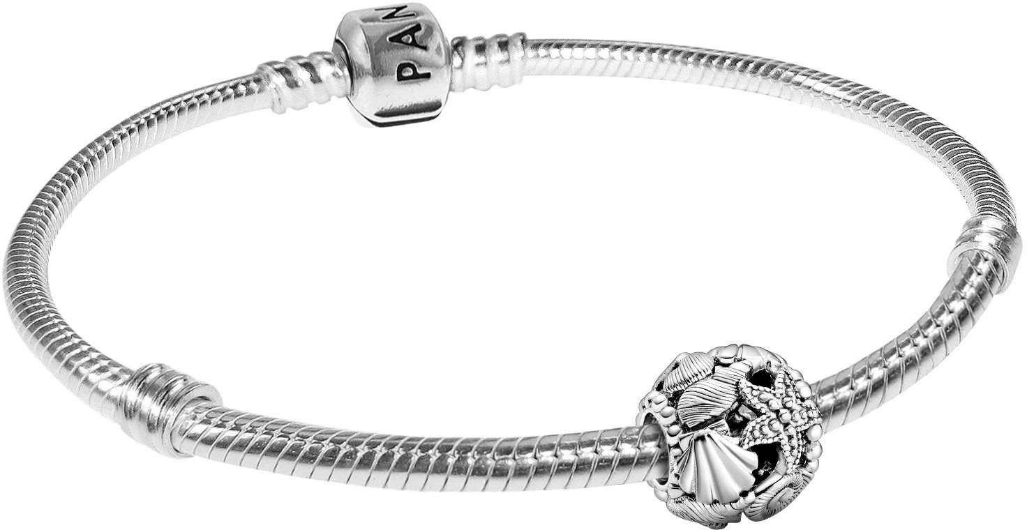 Pandora 51158 Damen-Armband Starterset Meeresrauschen Silber, 20 cm