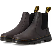 Dr. Martens Unisex Embury Gunmetal Saddleback Platform, Schwarz, 41 EU