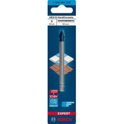 Bosch Expert HEX-9 HardCeramic Bohrer für harte Fliesen/ Dachziegel, 8 x 90 mm