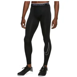 Nike Pro Dri-FIT lange Funktionshose Herren black/white L