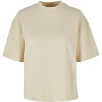 URBAN CLASSICS Ladies Organic Heavy Slit Tee in beige