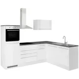 P & B Winkelküche L-Form 260 x 175 cm weiß