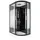 AcquaVapore Komplettdusche rechts 80 x 120 cm D30-73M1R schwarz Glas