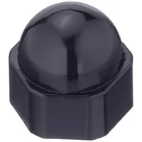 HP Autozubehör Radmutterkappen 19 mm Schwarz Kunststoff