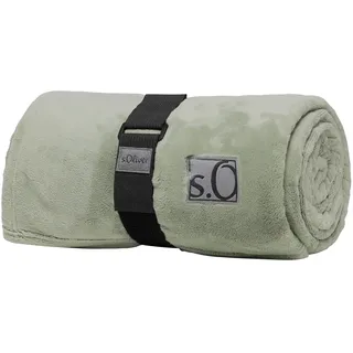 Kuscheldecke Kuschelsoft 150 x 200 cm Polyacryl Salbei