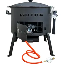 Grillpeter Utschak Nurlan Ø50 Set Kazan 22L schwarz