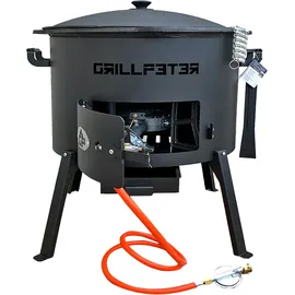 Grillpeter Utschak Nurlan Ø50 Set Kazan 22L schwarz