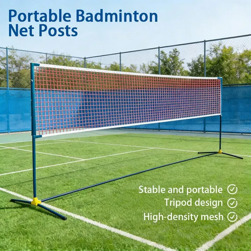 Double Fish tragbare Badminton-Netz-Set mit Schlägerbeutel - BX