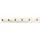 Vladon Garderobenpaneel Linea V1 110,5 x 14,5 x 3,5 cm Creme