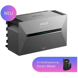 Anker Solarbank 3 – bidirektionaler Speicher für Balkonkraftwerk mit 2,7 kWh Kapazität, KI-Steuerung, bis zu acht Solarmodule
