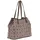 GUESS Schultertasche Vikky II Tote Bag Brown Multi Logo