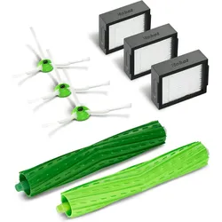 iRobot Nachfüllsatz mit 3x Filter, 3x Reinigungsbürsten und 2x Multibodenbürsten für Roomba Robotersauger