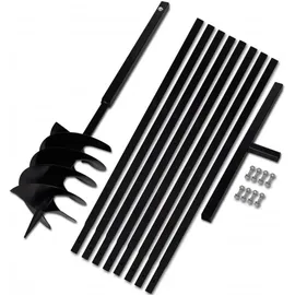 vidaXL Hand-Erdbohrer mit Griff 200 mm