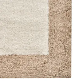 Beliani Badteppich Kabri Beige/Braun 90 x 60 cm