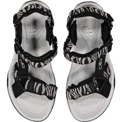 Sandale CMP "HAMAL Weiblich HIKING SANDA", Gr. 41, nero, pale ro, Synthetik, sportlich, Schuhe