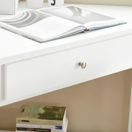 SoBuy Eckschreibtisch Weiß