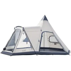 Zelt - Tipi Lavvu 460 Protect Plus - Indianerzelt für 6 Personen - 3m Stehhöhe One Size