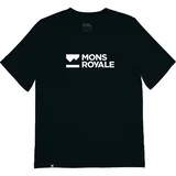 Mons Royale Womens Icon Merino Tee-shirt black (1) XXL