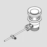 Hansgrohe Vernis Blend Zugstangen-Ablaufgarnitur, 92168000,