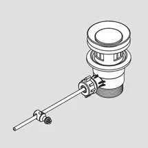 Hansgrohe Vernis Blend Zugstangen-Ablaufgarnitur, 92168000,